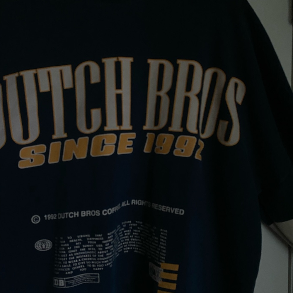 Vintage Custom Jersey Sweater Authentic Dutch Bros Merch